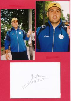 Nicola Vizzoni  Italien  Leichtathletik  Autogramm Karte  original signiert 
