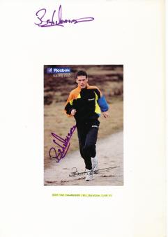 2  x  Bert van Vlaanderen  Holland  Leichtathletik  Autogramm Karte  original signiert 