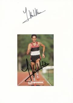 2  x  Han Kulker  Holland   Leichtathletik  Autogramm Karte  original signiert 