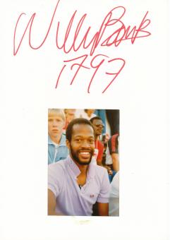 Willie Banks  USA  Leichtathletik  Autogramm Karte  original signiert 