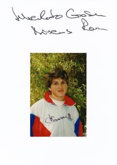 2  x  Nicoleta Grasu  Rumänien   Leichtathletik  Autogramm Karte  original signiert 