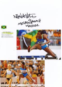 Melaine Walker  Jamaika  Leichtathletik  Autogramm Karte  original signiert 