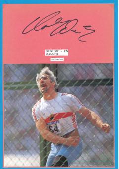 Rolf Danneberg   Leichtathletik  Autogramm Karte  original signiert 