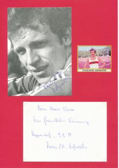 2  x  Franz Peter Hofmeister  Leichtathletik  Autogramm Karte  original signiert 