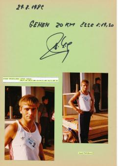 Jozef Pribilinec  CSSR  Leichtathletik  Autogramm Karte  original signiert 