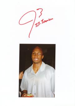 Joshua J.Johnon  USA  Leichtathletik  Autogramm Karte  original signiert 