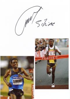 Sileshi Sihine  Äthiopien   Leichtathletik  Autogramm Karte  original signiert 