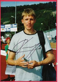 Sergej Kliugin Rußland  Leichtathletik Autogramm 20x30 cm Foto original signiert 