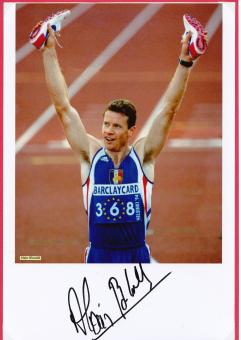 Alain Blondel  Frankreich  Leichtathletik Autogramm 20x30 cm Foto original signiert 