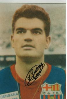Enric Gensana † 2005  FC Barcelona   Fußball Autogramm 20 x 30 cm Foto original signiert 