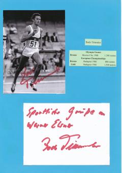 2  x  Bodo Tümmler   Leichtathletik  Autogramm Karte  original signiert 