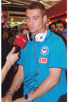 Pierre Michel Lasogga  Hertha BSC Berlin  Fußball 30 x 20 cm Autogramm Foto original signiert 