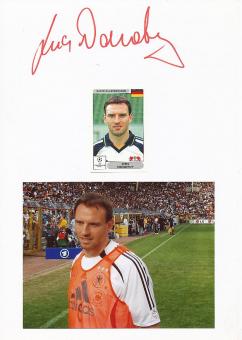 Jens Nowotny  DFB  Autogramm Karte  original signiert 