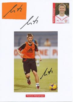 3  x  Thomas Hitzlsperger  VFB Stuttgart   Fußball Autogramm Karte  original signiert 