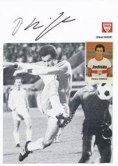Ottmar Hitzfeld  VFB Stuttgart   Fußball Autogramm Karte  original signiert 