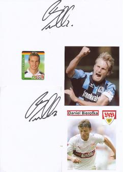 2  x  Daniel Bierofka  VFB Stuttgart  Fußball Autogramm Karte  original signiert 