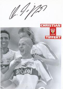 Christian Tiffert   VFB Stuttgart  Fußball Autogramm Karte  original signiert 