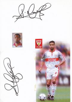 2  x  Rui Marques   VFB Stuttgart  Fußball Autogramm Karte  original signiert 