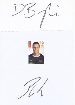 2  x  Diego Benaglio   VFB Stuttgart  Fußball Autogramm Karte  original signiert 