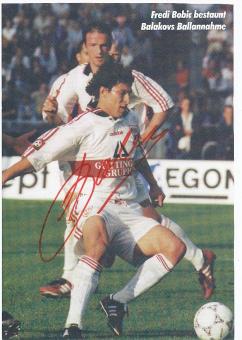 Krassimir Balakov  VFB Stuttgart  Fußball Autogramm Bild  original signiert 