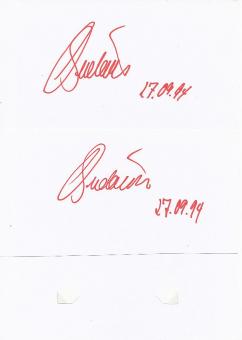 2  x  Thomas Brdaric   VFB Stuttgart  Fußball Autogramm Karte  original signiert 