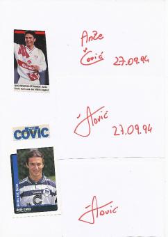 3  x  Ante Covic   VFB Stuttgart  Fußball Autogramm Karte  original signiert 