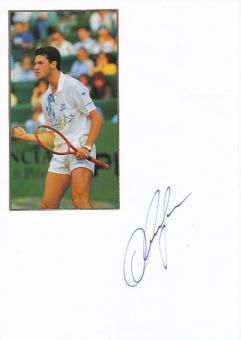 Omar Camporese  Tennis  Autogramm Karte original signiert 