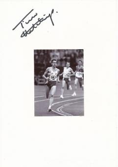 Tim Hutchings  Leichtathletik Autogramm Karte original signiert 