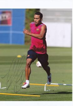 Jeffren  FC Barcelona  Fußball 30 x 20 cm Autogramm Foto original signiert 