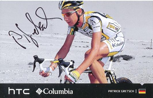 Patrick Gretsch  Team HTC Highroad  Radsport  Autogrammkarte original signiert 