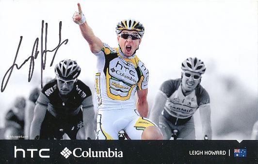 Leigh Howard  Australien Team HTC Highroad  Radsport  Autogrammkarte original signiert 