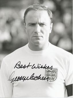 George Cohen † 2022  England Weltmeister WM 1966  Fußball Autogramm 22 x 16 cm Foto original signiert 