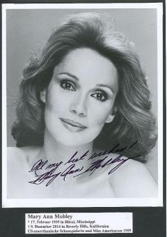 Mary Ann Mobley † 2014  Film & TV Autogramm Foto  original signiert 