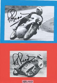 2  x  Phil Read  GB  7 x Weltmeister  Motorrad Sport Autogramm Bild  original signiert 