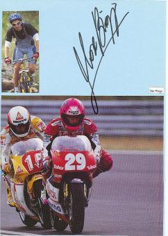 Max Biaggi  Italien  4 x Weltmeister Motorrad Autogramm Karte  original signiert 