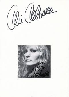 2  x  Chi Coltrane  Musik Autogramm Karte original signiert 
