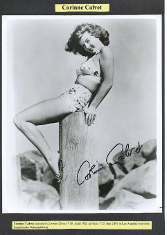Corinne Calvet † 2001 Film & TV Autogramm Foto  original signiert 
