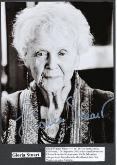 Gloria Stuart † 2010  Film & TV Autogramm Foto  original signiert 