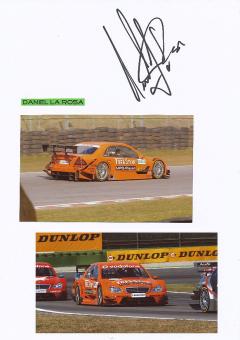 Daniel La Rosa  Auto Motorsport  Autogramm Karte  original signiert 