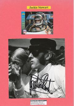 Jackie Stewart GB Weltmeister  Formel 1  Auto Motorsport  Autogramm Foto  original signiert 