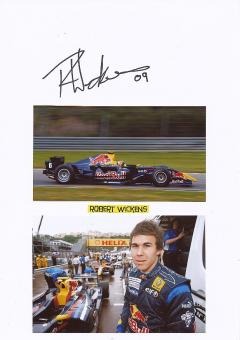 Robert Wickens  Auto Motorsport  Autogramm Karte  original signiert 