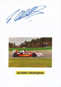 Markus Winkelhock  Auto Motorsport  Autogramm Karte  original signiert 