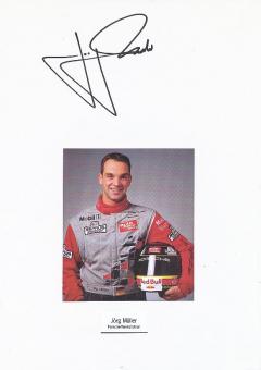 Jörg Müller   Auto Motorsport  Autogramm Karte  original signiert 