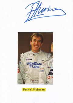 Patrick Huisman   Auto Motorsport  Autogramm Karte  original signiert 