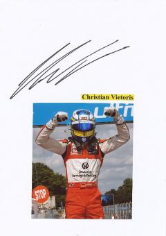 Christian Vietoris  Auto Motorsport  Autogramm Karte  original signiert 