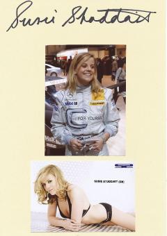 Susie Stoddart  Auto Motorsport  Autogramm Karte  original signiert 
