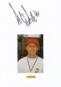 Philipp Peter  Auto Motorsport  Autogramm Karte  original signiert 