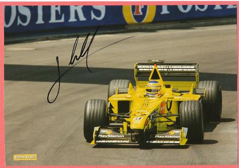 Jarno Trulli  Formel 1  Auto Motorsport  Autogramm Foto  original signiert 