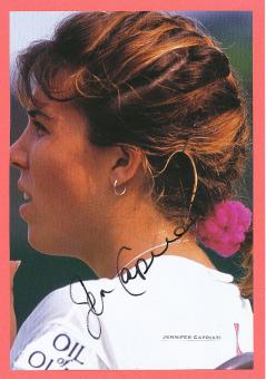 Jennifer Capriati  USA  Tennis Autogramm Bild original signiert 