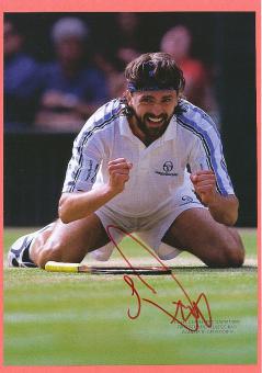 Goran Ivanisevic  Kroatien  Tennis Autogramm Bild original signiert 